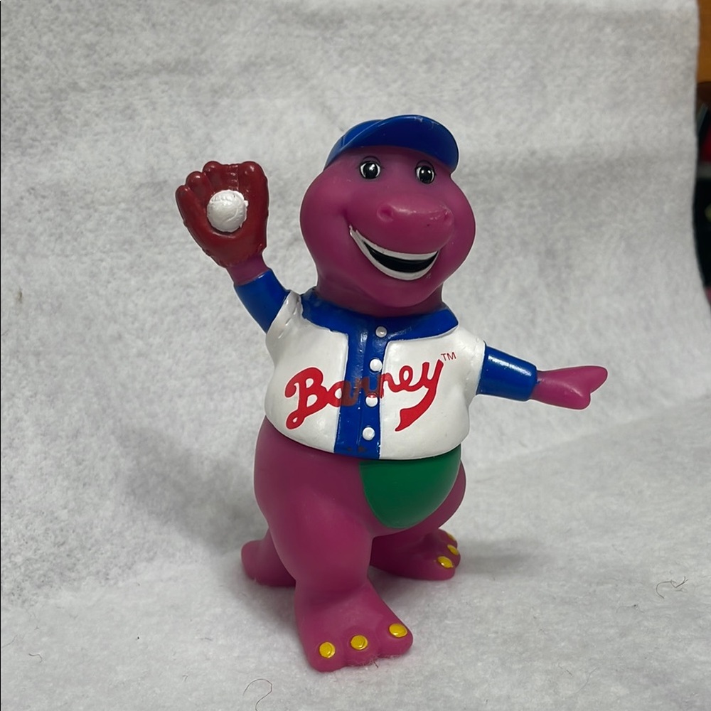 Barney Action Figure Playset. Baseball Barney.